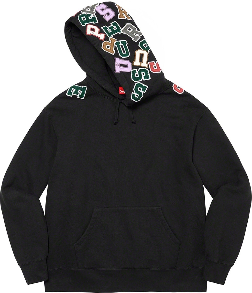 Scattered Appliqué Hooded Sweatshirt view 8